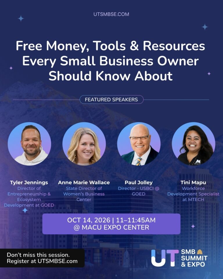 Free Money, Tools and Resources Every Small Business Owner Should Know About. session poster