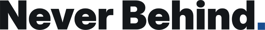 Never Behind logo