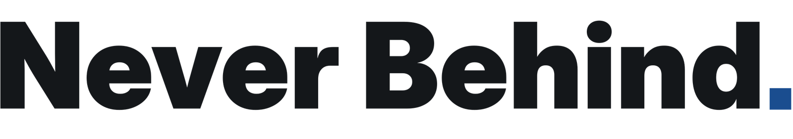 Business Geeks / Never Behind