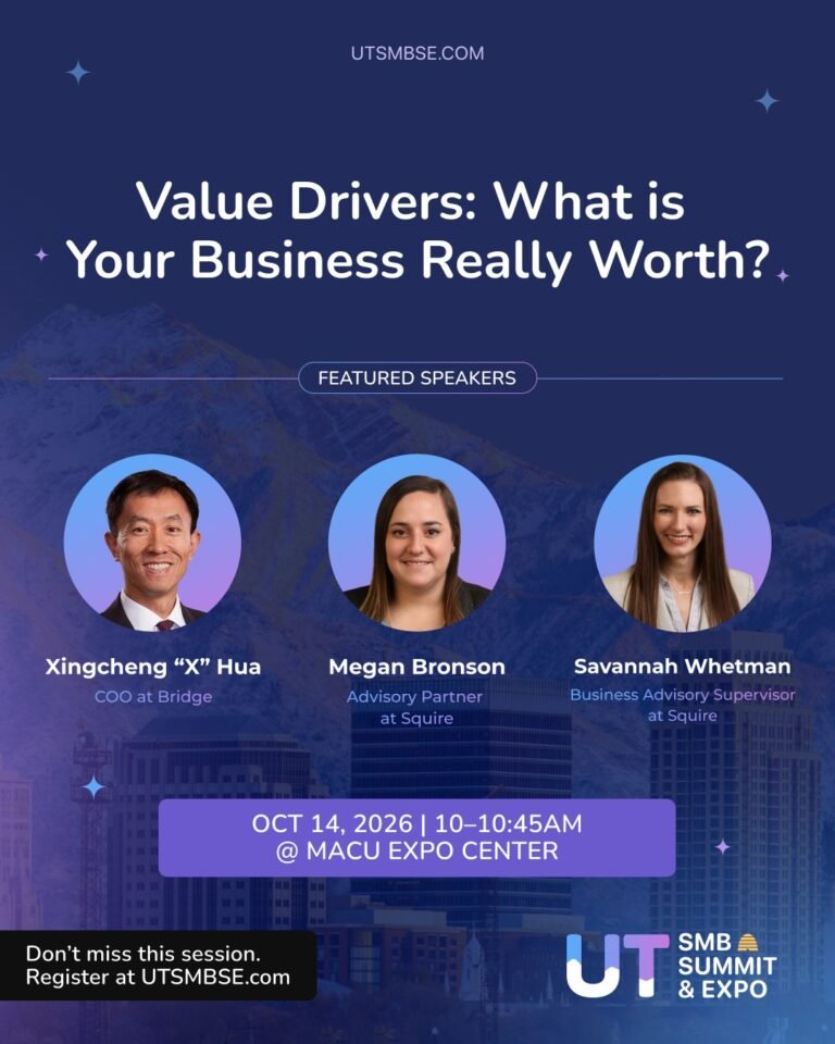 Value Drivers: What Is Your Business Really Worth? session poster