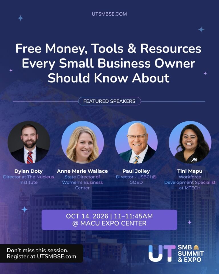 Free Money, Tools and Resources Every Small Business Owner Should Know About. session poster